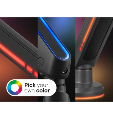 One for All Monitor Halterung Experience RGB Single Black 8110