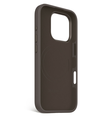 AntiMicrobial Silicone Backcover iPhone 16 Pro Black