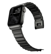 Strap Stainless Steel Graphite black V2 42444549mm