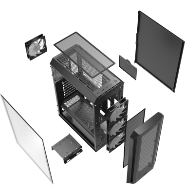 XPG VALOR AIR PLUS MID TOWER BLACK
