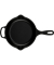 Brat- und Servierpfan Gusseisen Schwarz 23 cm