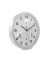  Wanduhr 13150, wei&szlig;/silber
