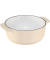 Br&auml;ter mit Deckel Gusseisen 26cm, creme