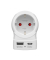 Reiseadapter, EU to US , USB-C (PD), 20 W
