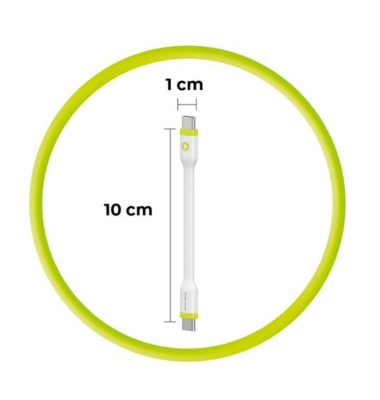 Compact Cable USB-C to USB-C white 10cm