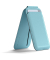 Magnetic Wallet Stand MagSafe Light Blue