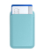 Magnetic Wallet Stand MagSafe Light Blue