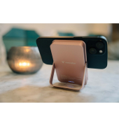 Power Bank mit Standfu&szlig; mag.wireless 10000mA pink 32267