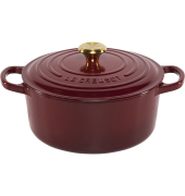 Signature Br&auml;ter rund 22 cm rot