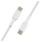 USB-CUSB-C Kabel 1m ummantelt, wei&szlig; CAB004bt1MWH