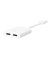 RockStar USB-C Audio- und Ladeadapter, wei&szlig; F7U081btWH