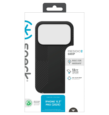Presidio2 Grip Case iP 17 Pro BlackSlate GreyWhite