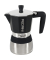 Kaffeemaschine 02CF096, silber/blau, 6 Tassen