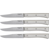 Tischmesserset Facette 4-teilig Wei&szlig;