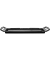 Plancha induktionsgeeignet Gusseisen schwarz 38 cm