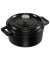 Mini Cocotte 10cm rund schwarz, Gusseisen