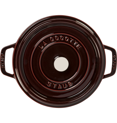 La Cocotte 24cm rund, grenadine, Gusseisen