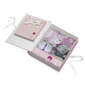 Fotobox FB-148-R, mit Deckel, au&szlig;en 27x2,8x24,3cm rosa