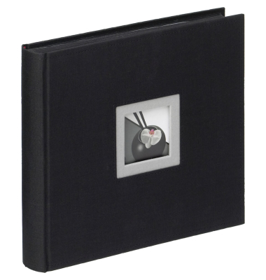 Black & White 27x26 Buchalbum Schwarz FA209B