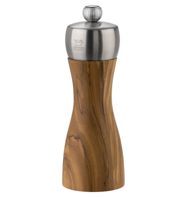 Fidji Pfefferm&uuml;hle 15 cm Olivenholz und Edelstahl