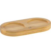 Bali Fonte Pfefferm&uuml;hle Salzstreuer+ Tray 8cm BLACK