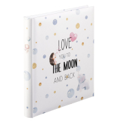 To The Moon 29x32 60 wei&szlig;e Seiten Buchalbum 3861