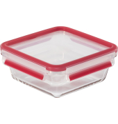 Clip&Close Glass Frischhaltedose 0,8 L Rot