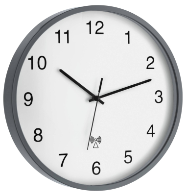  Wanduhr 60.3511.10, grau