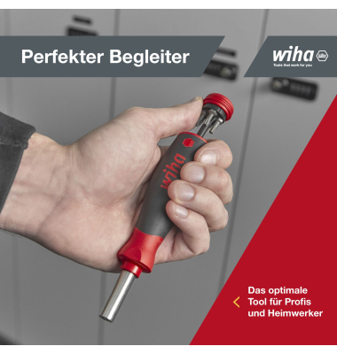 Schraubendreher mit Bitmagazin PocketMax magnetisch