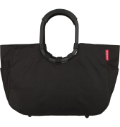 Einkaufstasche Loopshopper L, Black/Black, OR7040, 25 Liter, au&szlig;en 46x34,5x25cm, Polyester, schwarz