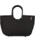 Einkaufstasche Loopshopper L, Black/Black, OR7040, 25 Liter, au&szlig;en 46x34,5x25cm, Polyester, schwarz