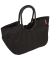 Einkaufstasche Loopshopper L, Black/Black, OR7040, 25 Liter, au&szlig;en 46x34,5x25cm, Polyester, schwarz