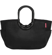 Einkaufstasche Loopshopper L, Meshblack, OR7082, 25 Liter, au&szlig;en 46x34,5x25cm, Polyester, schwarz