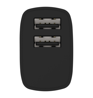 Home Charger HC212 2xUSB 2400mA schwarz