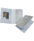 1x100 Daiber Passbildmappen Wolkendesign grau 3,1x4,2cm