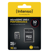 microSDHC 32GB C10 UHS-I U1 Performance Adapte