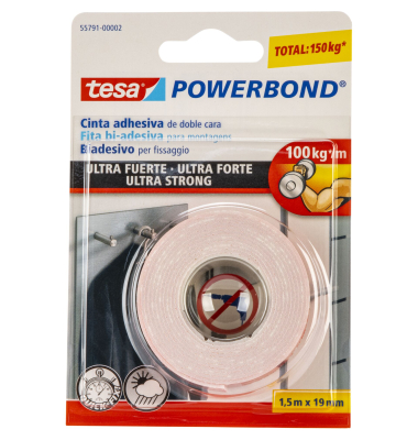 Klebeband 55791-00002-04, wei&szlig;