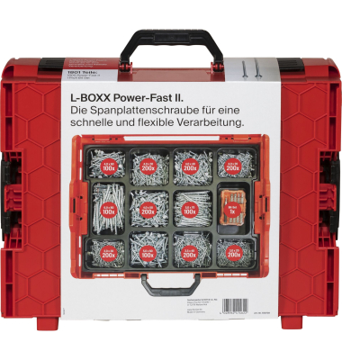 Power Fast II L-Boxx 102 Schrauben-Set