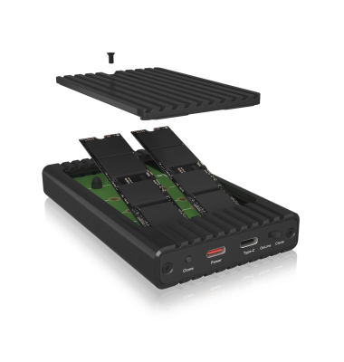 IB-2817MCL-C31 Geh&auml;use Klonfunktion M2 NVMe SSD