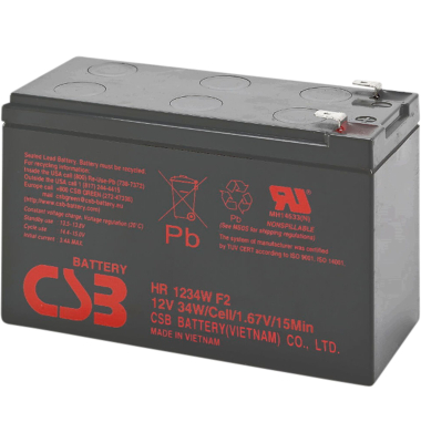 12V9Ah CSB VRLA Blei-Gel Akku