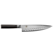 Shun Kochmesser mit Kullenschliff, 20 cm