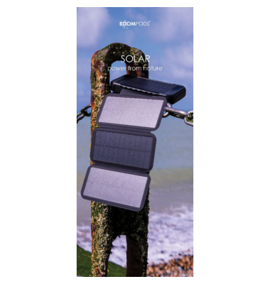 Solar-Powerbank PNFBLK, schwarz