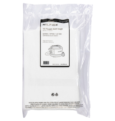 10x Staubbeutel f&uuml;r VP 930 ECO HEPA