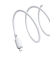 Silky Series Ladekabel USB auf iP 2.4A 2m Wei&szlig;