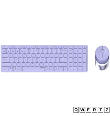 9750M Lila QWERTZ Kabelloses Multi-Mode-Deskset