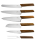 Swiss Modern Messerblock Buchenholz 6 tlg.