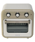 Vintage Air Fryer Mini- Ofen beige