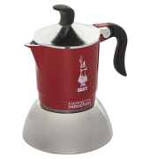 Espressokocher 7147, rot/silber