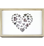 Fotobox CZ1268, Holz braun/wei&szlig;