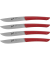 Steakmesser-Set 4-tlg. Color rosso